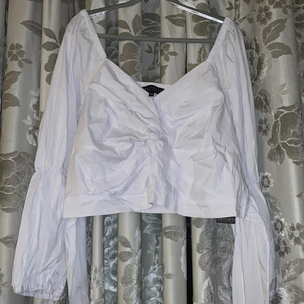 ELOQUII Elastic Waist Blouse - Size 20
